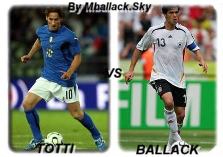 totti vs  ballack